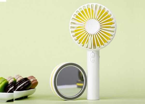 Natural Wind Flexible USB Mini Cooling Fan Non Toxic Material Brushless Motor