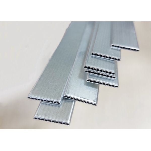 Mill Finish Micro Multi Port Extruded Aluminum Tube O / F / H111 / H112 For Evaporator