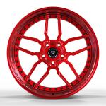 Matt Red 2-PC 6061-T6 Rims 5x114.3 20 21 inches Fit for Nissan GT500