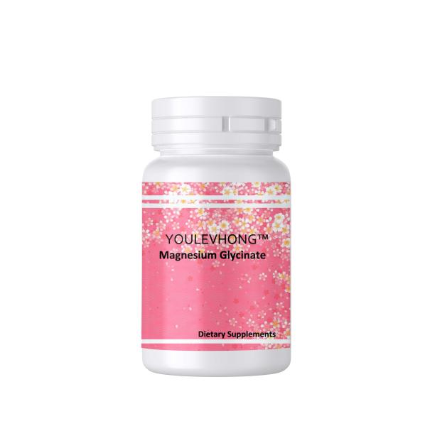 Muscle Function Aid Non GMO / Gluten Free Glycine Magnesium Chelate Capsules