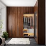 Contemporary Luxury Glass Closet Wardrobe Design for Home Villa Hotel and