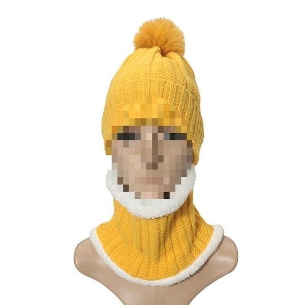 Outdoor Eco Friendly Rpet 2Pcs Set Kids Beanie Collar Warmer Support Renewable