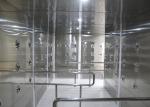 90 Degree Turn Personnel Air Shower Tunnel , Clean Room Equipments With Painted