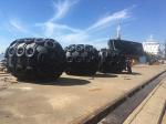 0.6m Dia 1m Length Pneumatic Marine Rubber Fenders Safety Valve