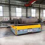 Steel Billet Electric Battery Transfer Trolley 5T For Sandblasting Room