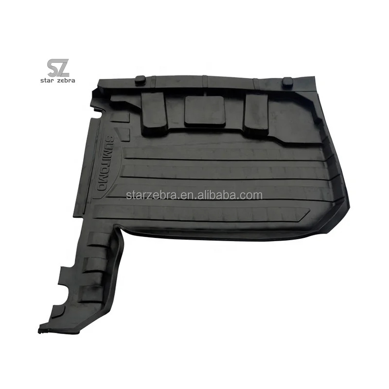 High Guarantee Rubber Floor Mat for SH200 SH200A3 SH210-5 Excavator Cab in Black
