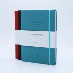 B5 Size Daily Weekly Planner Soft PU Leather Cover Sewn Thread Binding With