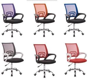 Wholesale Staff Chair Black Bow Lift Mesh Swivel Office Chair for Comfort and Breathable Seating from china suppliers