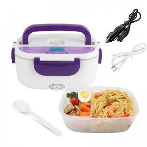 China 2 In 1 Electric Heated Lunch Box Car Home Portable Food Container on sale