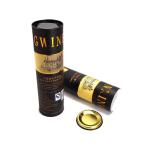 Round UV Printing C1S Board Single Wine Bottle Shipping Box