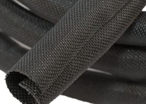 Wholesale Cable Management Self Wrapping Split Braided Sleeving Hot Knife Cutting Halogen Free from china suppliers