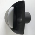 Accurate Pellet Stove Chimney Pipe Mini Rain Cap Black Powder Coating