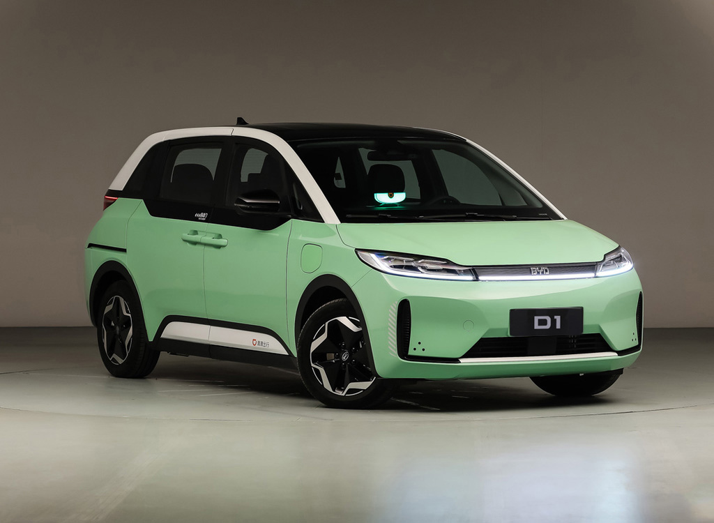 China New BYD Electric Car BYD D1 2023 Ev Car 5 Seater 4 Wheel Public Passenger Electric Car In Stock