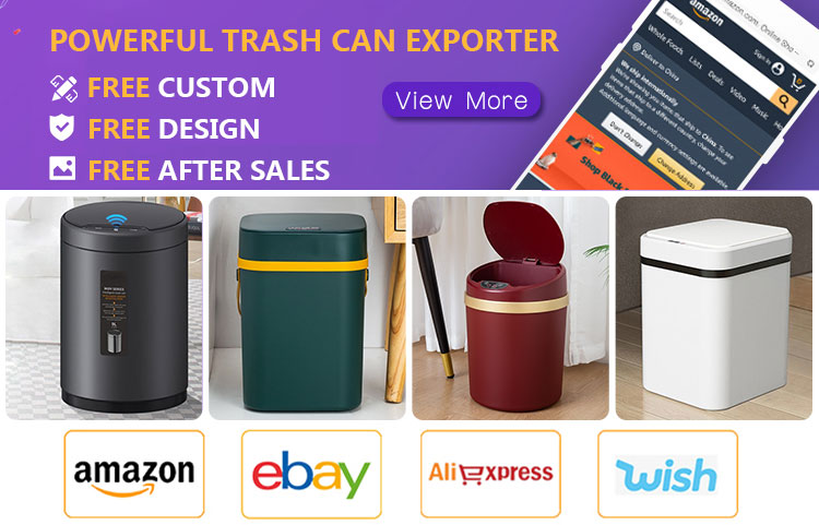 16L Button Control Smart Sensor Waste Bin Stereo Dual Mode Sensing with Night Light for Living Room for Bedroom