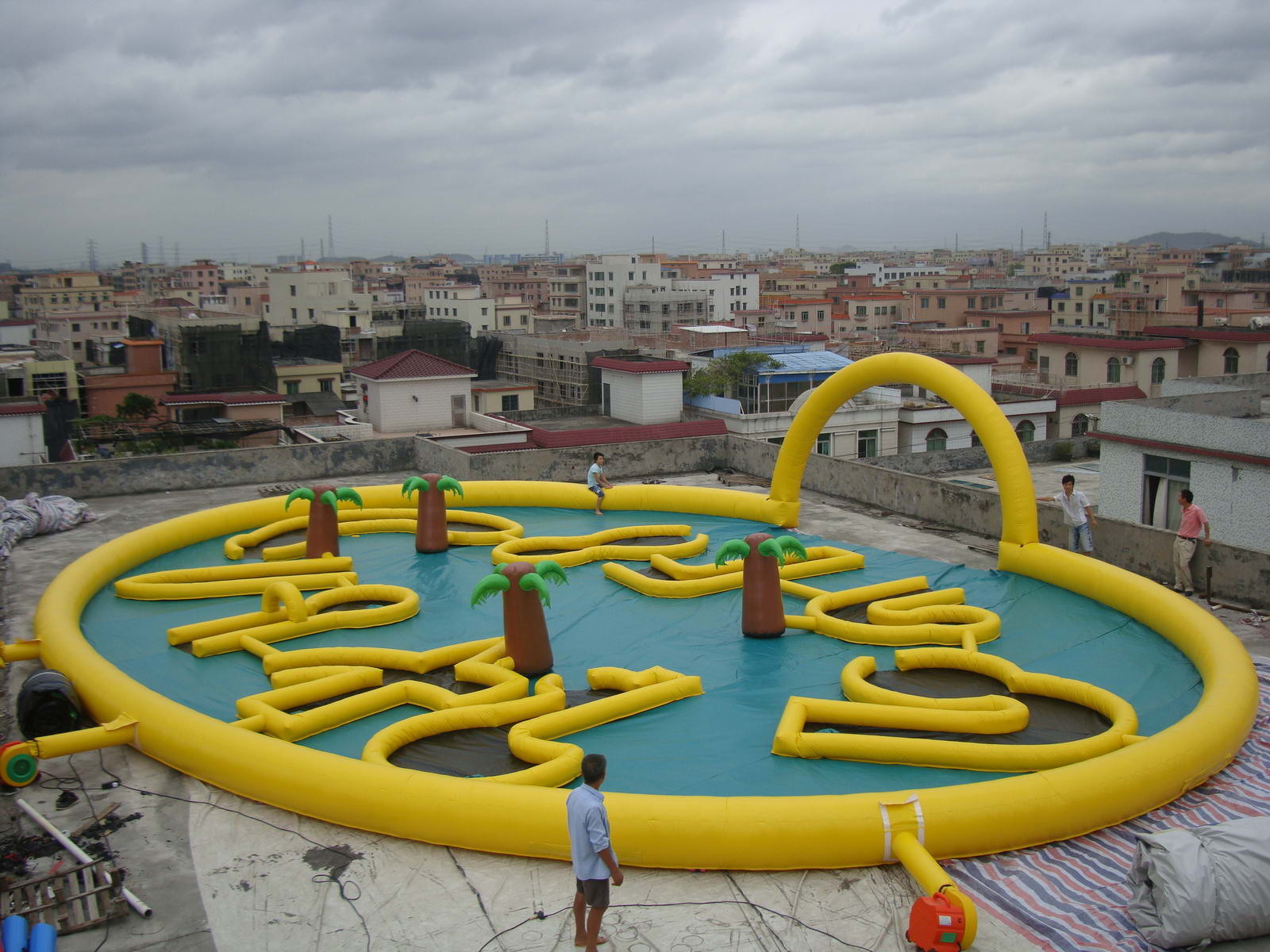 inflatable playground