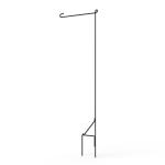 Black Glossy Advertising Poster Frame Stand For Yard