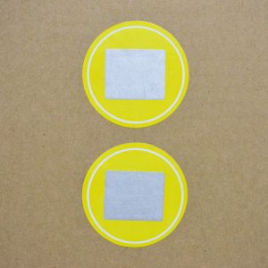 self adhesive eggshell label