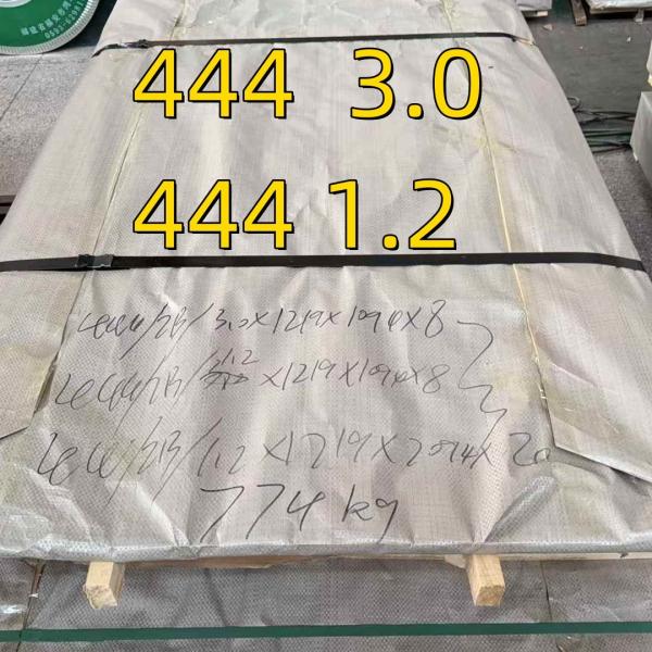 UNS S44400 Metal Cold Rolled Stainless Steel Sheet Ferritic SUS444 3.0*1220