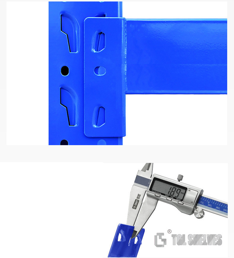 4Layer Warehouse Pallet Shelving Detachable Heavy Duty 500mm 600mm Width