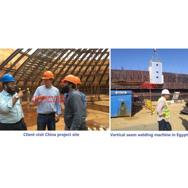 Saw Automatic Tank Horizontal Welding Machine for Large Oil Tank Construction Project