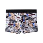 Cotton Breathable Mens Boxer Briefs Underwear Polyester Fabric Panties