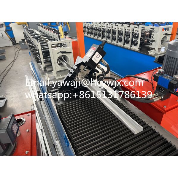 Indoor Ceiling Keel Roll Forming Machine Smooth PLC Control System