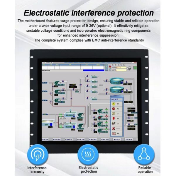 Industrial Control Computers 15 Inch LCD Panel PC Wall Mount/Embedded/Desktop Android Industrial Touch Panel
