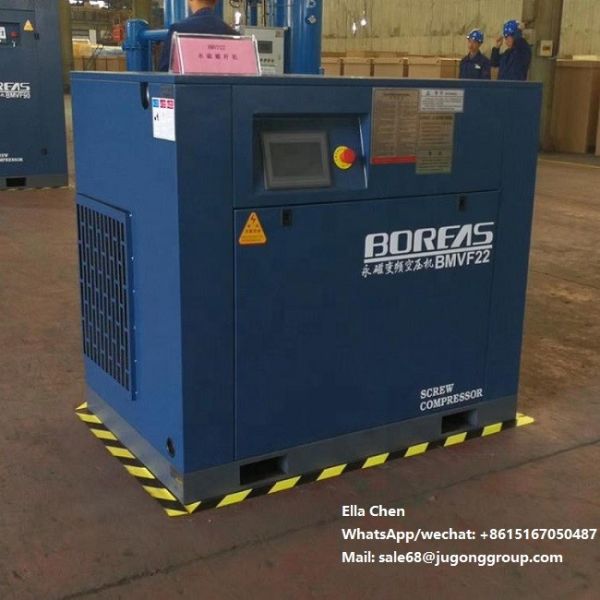 Energy Saving Stationary 30HP 22kw Direct Driven Air Compressor Low Noise