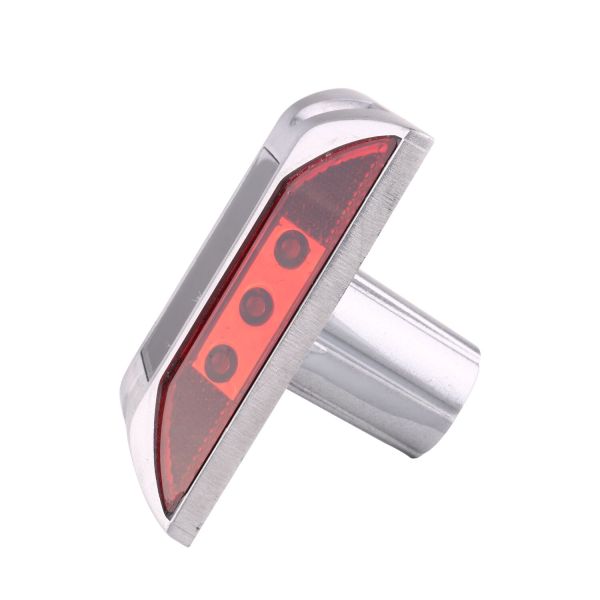 UV Resistance Flashing 105mm 8000mcd Solar LED Road Studs With Stem