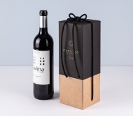 2 Bottle Custom Wine Boxes Cardboard Three - Dimensional Cut Beautiful Corner Design