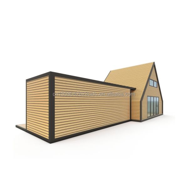 Modern Steel Frame Galvanized Steel Bending 180g Tiny Prefab House for Family Vacations or Hotel