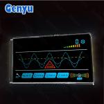 Color Segments White Backlight VA LCD Display 40 PIN For Medical Device