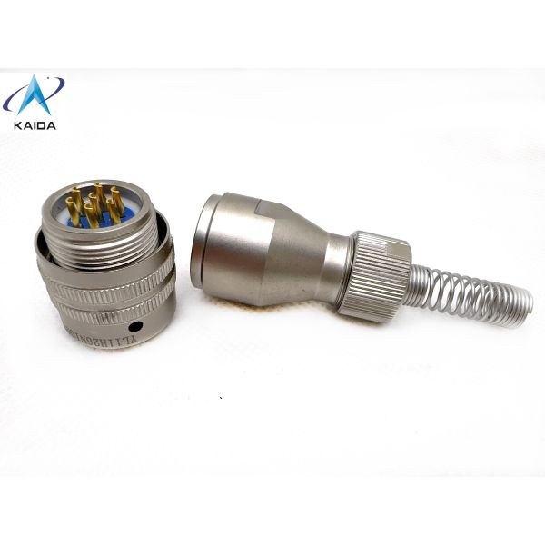 Industrial Grade Solder Contact Type Circular Electrical Connector For Stable And Connections Aviation Plug 7 Core Circular Connector YL11H26N1007K21