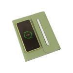 Leather Wireless Charging Notebook