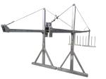Painted Steel Hoist Suspended Platform 6m Swing Stage Cradle