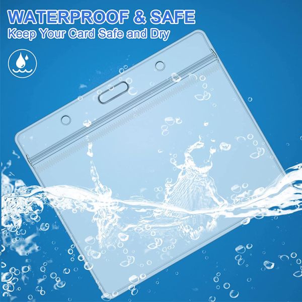 PVC 4x3 Cdc Vaccination Immunization Vaccine Card Protector With String