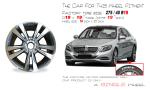 Alloy OEM Rim 85351 Rear Wheel 19" For 14-21 Mercedes Benz S-Class