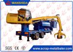 Portable Waste Steel Scrap Baler Logger , Full Automatic Car Bodies Hydraulic