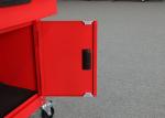 ISO9001 24 Inch Red Color Garage Metal Tool Cabinet + Tool Chest Combo