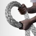 High Strength 40mm 8/12 Strands Soft Braided Polyamide Nylon Rope with ISO