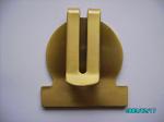 Promotional Brass / Iron gold color die casting Money Clip