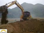 0.5m³ used excavator Cat E120B for Bangladesh 12t semi-auto excavator CAT E120B