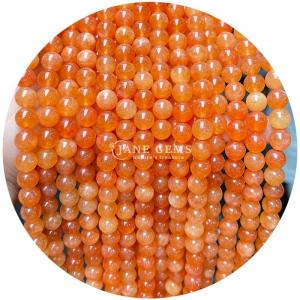 Wholesale Round Jades Color Chalcedony Stone Beads Healing Crystal Natural Stone Loose Beads For DIY Jewelry Making from china suppliers