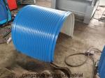 4kw Automatic Crimping Bending 0.8mm Metal Roof Roll Forming Machine