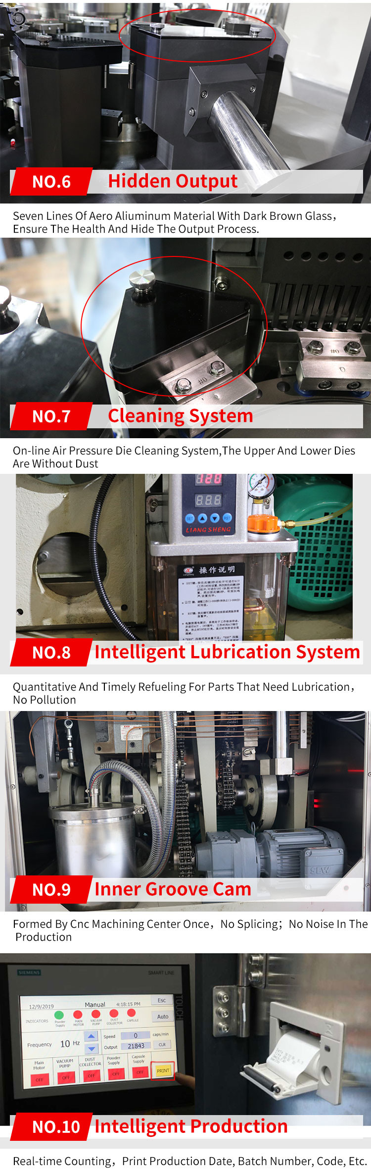 Finished Product Pass Rate Of 99.8% Medical Gelatine Capsule Filling Machine