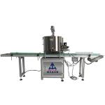 Cream And Oil Heated Filling Machine 80L Double Head Gear Pump Heating Filling