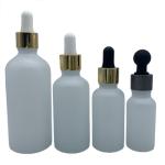 Clea Cylinder Glass Cosmetic Serum Dropper Bottle 100ml 120ml 150m