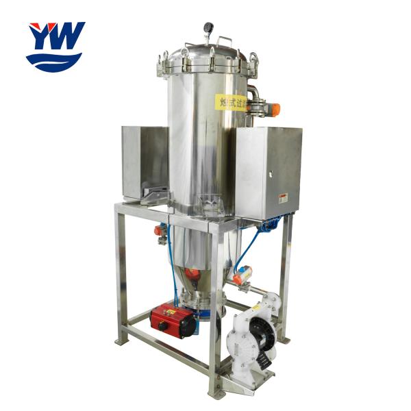 Fully Automatic Stainless-Steel Candle Type Filter for diatomite and activated