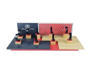 Wholesale Customize Wooden Counter Watch Holder Stand Black Red Assemble Luxury Acrylic Tray from china suppliers