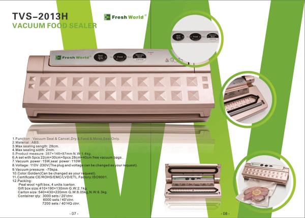 Brand NEW Foob Vacuum Sealer Packaging Machine Film Sealer Vacuum packer GK-TVS
